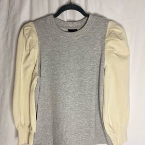 Who What Wear Light Gray Top